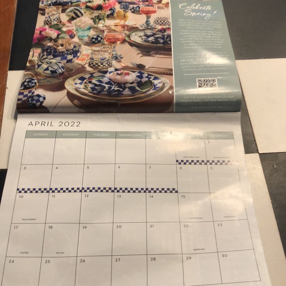 2022 Mackenzie Childs Calendar - Picture 6 of 14